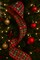 Designer’s Shop WR 63-5109 2.5” x 10 yard Holiday Red-Green multi color plaid with Snow Flake wired edge ribbons